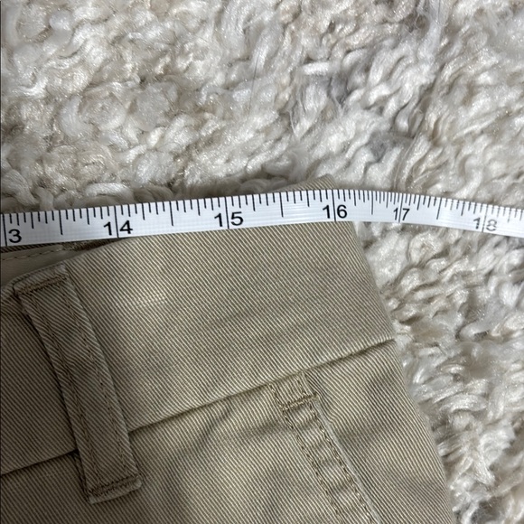 J.Crew Womens Khaki Tan Cotton Chino Shorts Style H5170 Size 8 EUC - Picture 7 of 9